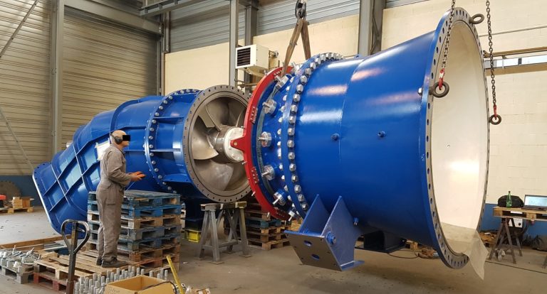 Turbine Hydroélectrique Pelton Hydronome 2500W – CC 60-250V – Fabrication Française